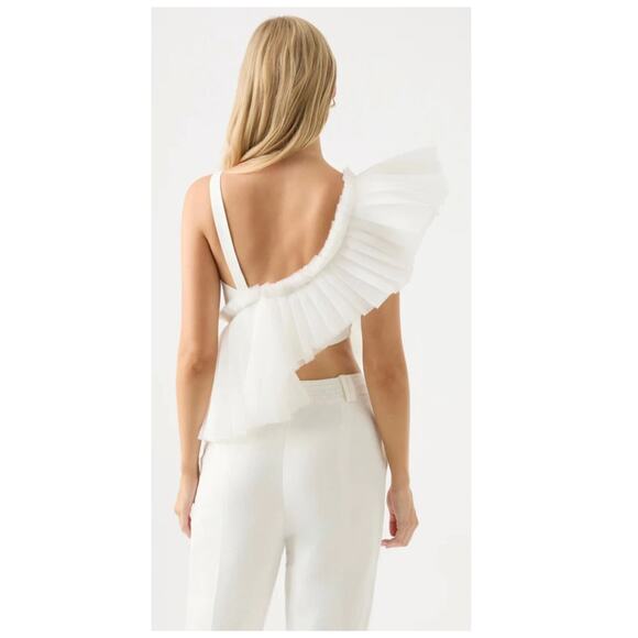 NWT Aje Orbit Sculptural Pleated Top (UK/AU 4 = US 0) - Picture 12 of 13